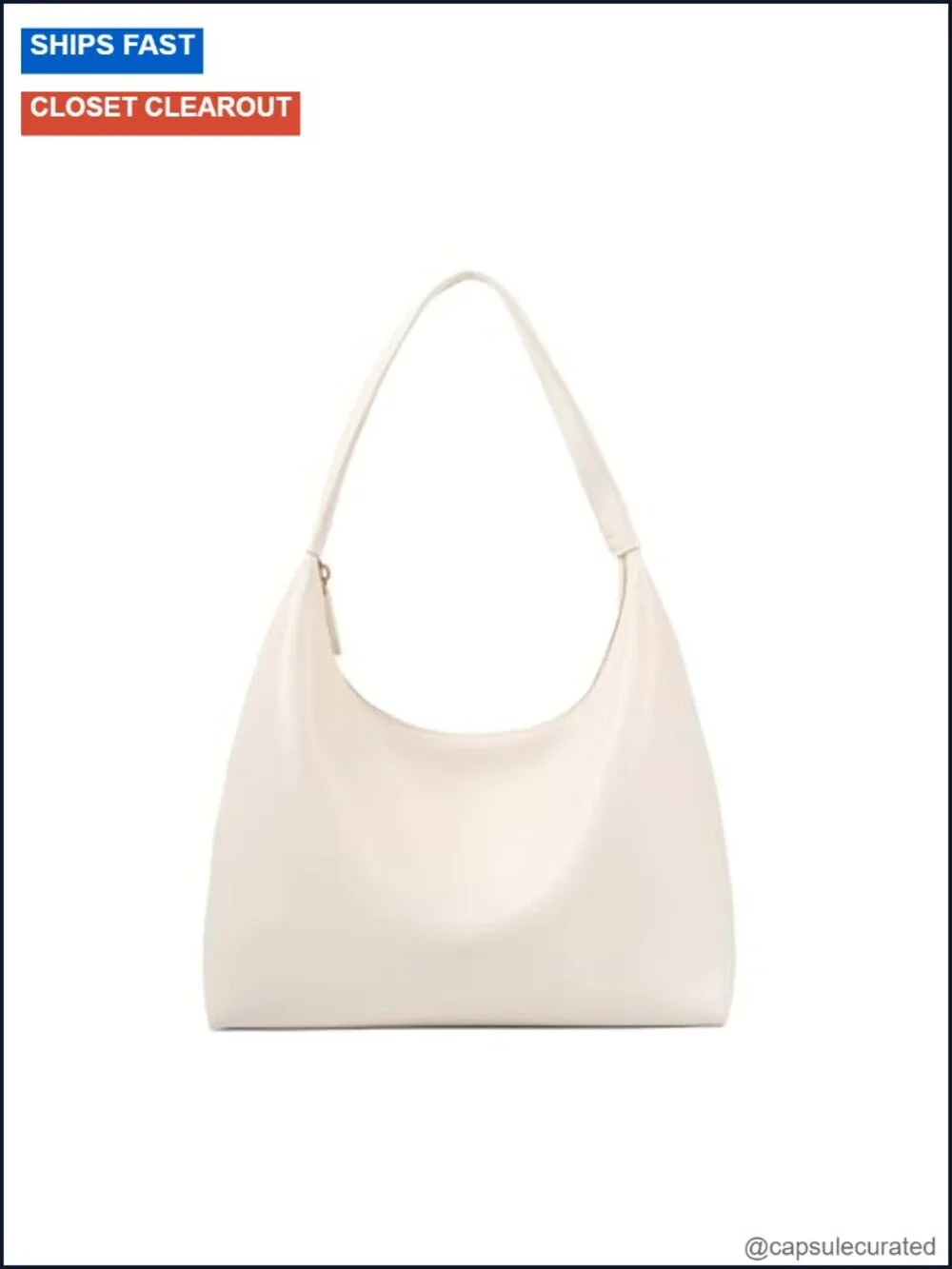 Small Faux Leather Hobo Bag Y2K Purse Women Shoulder Boho Crescent